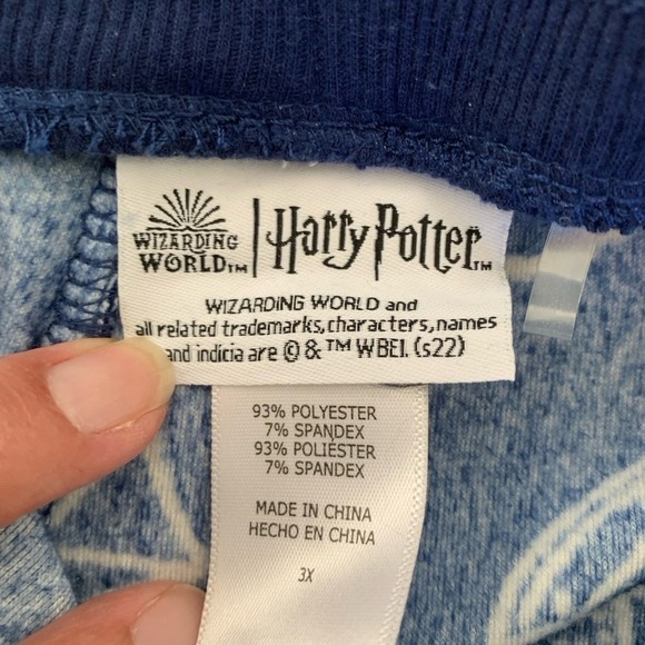 Wizarding World Harry Potter Super Soft Pajamas Loungewear Pants Plus Size 3X - Picture 3 of 5